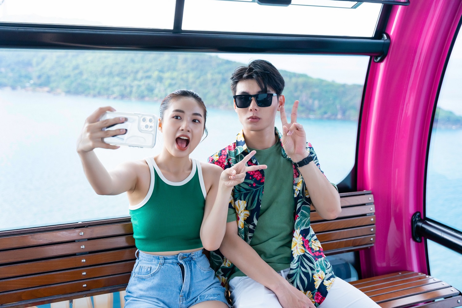 Cáp treo trên biển